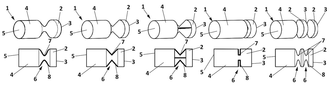 Tar and toxic compound reducing filters in tobacco smoke from a fibrous rod